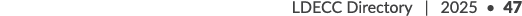 LDECC Directory | 2025 • 47