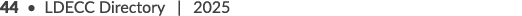 44 • LDECC Directory | 2025