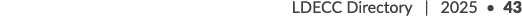 LDECC Directory | 2025 • 43