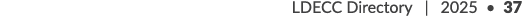 LDECC Directory | 2025 • 37