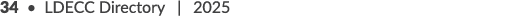 34 • LDECC Directory | 2025