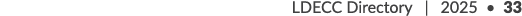 LDECC Directory | 2025 • 33