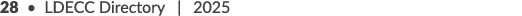 28 • LDECC Directory | 2025