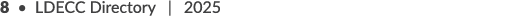 8 • LDECC Directory | 2025