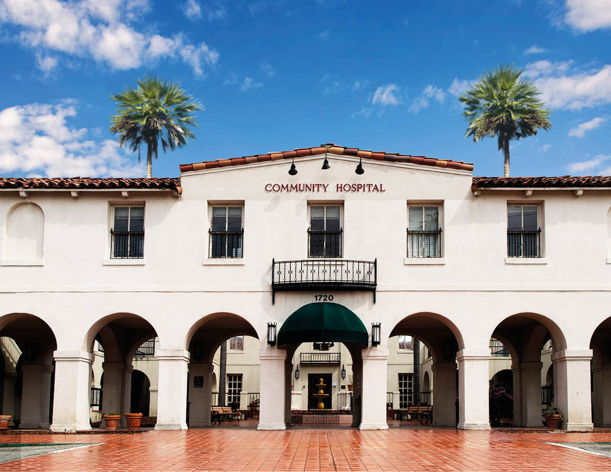 The Long Beach Community Hospital stands idle In Long Beach Thursday, March 19, 2020  The hospital will temporarily reopen and will begin accepting patients transferred from nearby hospitals to help with an anticipated surge in coronavirus cases   Photo by Thomas R  Cordova 
