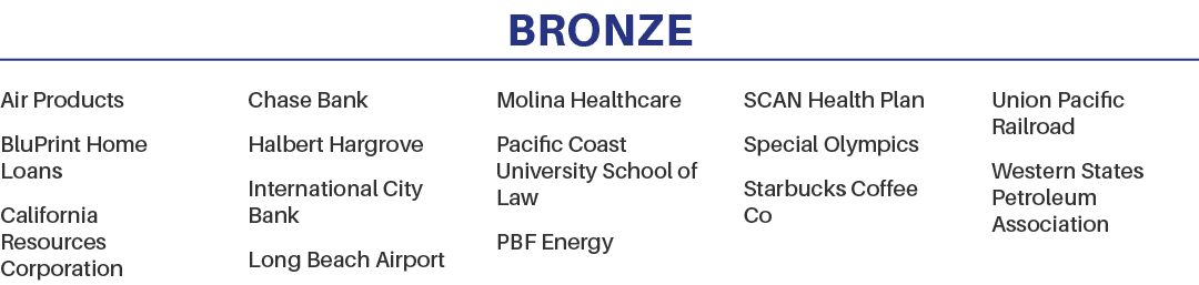 Bronze Air Products BluPrint Home Loans California Resources Corporation Chase Bank Halbert Hargrove International Ci   