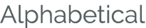 Alphabetical