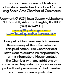 This is a Town Square Publications publication created and produced for the Long Beach Area Chamber of Commerce. Copy...