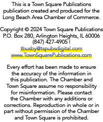 This is a Town Square Publications publication created and produced for the Long Beach Area Chamber of Commerce. Copy...