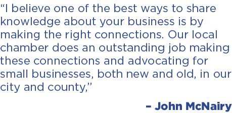 “I believe one of the best ways to share knowledge about your business is by making the right connections. Our local ...