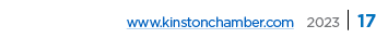 www.kinstonchamber.com 2023 | 17