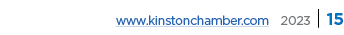 www.kinstonchamber.com 2023 | 15