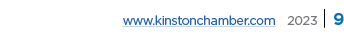 www.kinstonchamber.com 2023 | 9