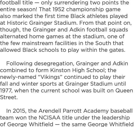 football title — only surrendering two points the entire season! That 1952 championship game also marked the first ti...
