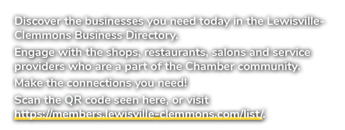 Discover the businesses you need today in the Lewisville Clemmons Business Directory. Engage with the shops, restaura...