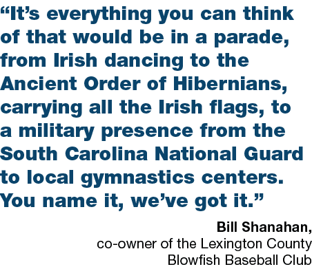 “It’s everything you can think of that would be in a parade, from Irish dancing to the Ancient Order of Hibernians, c...