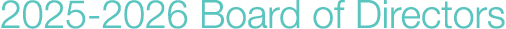2025 2026 Board of Directors