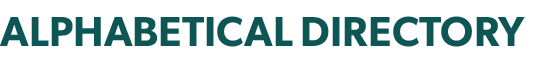 Alphabetical Directory