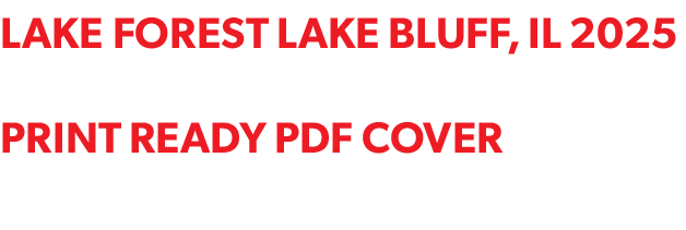 lake forest lake bluff, il 2025 print ready pdf cover