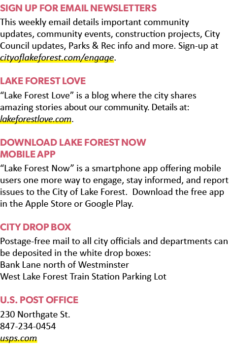 sign up for email newsletters This weekly email details important community updates, community events, construction p...