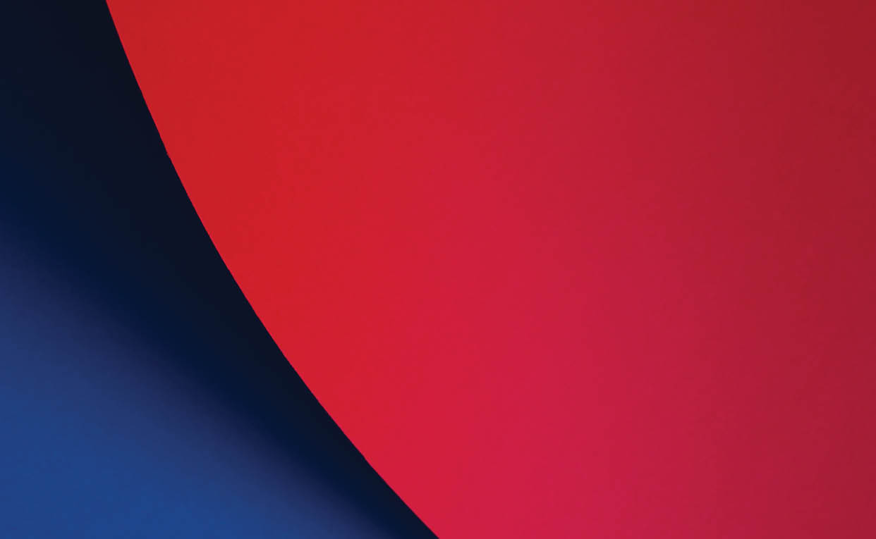 Red and blue abstract 3d colored paper background