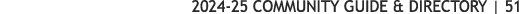 2024 25 COMMUNITY GUIDE & DIRECTORY | 51 