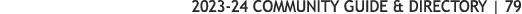 2023 24 COMMUNITY GUIDE & DIRECTORY | 79 