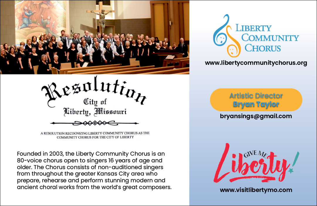 A group of people singing in a choir. Description generated by AI