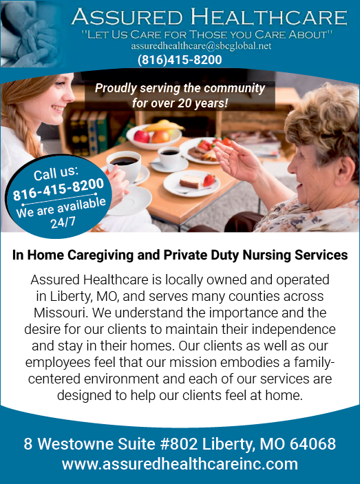 A flyer for Assured Healthcare Inc. Description generated by AI