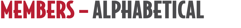 MEMBERS – ALPHABETICAL