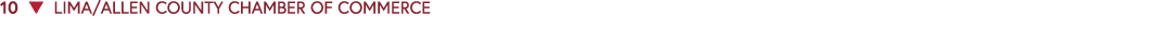 10 ▼ LIMA/ALLEN COUNTY CHAMBER OF COMMERCE 