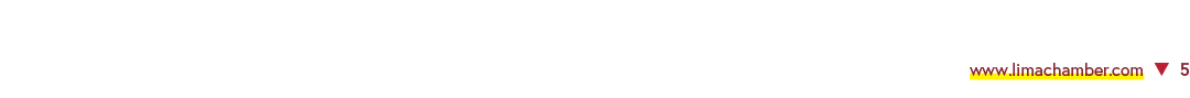 www.limachamber.com ▼ 5 