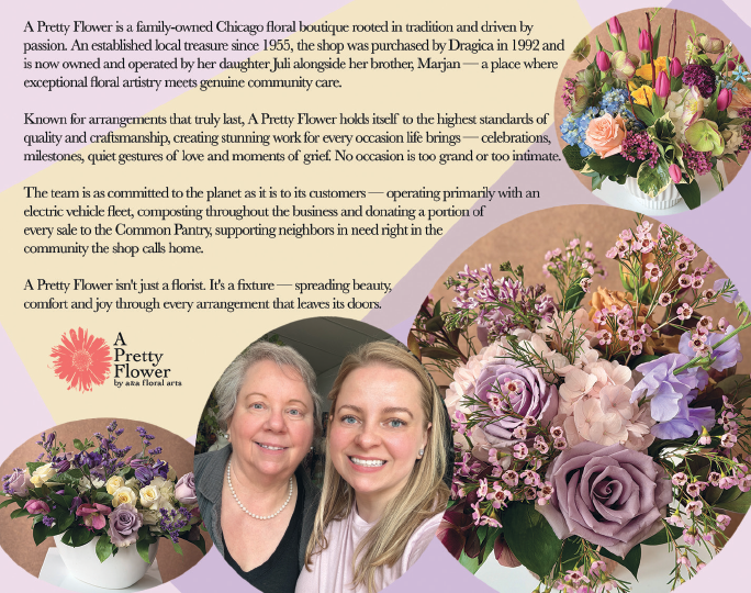A pretty flower by A & F Floral Arts. Description generated by AI