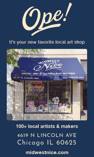 A blue awning with white lettering that reads “OPEN" on a building. Description generated by AI