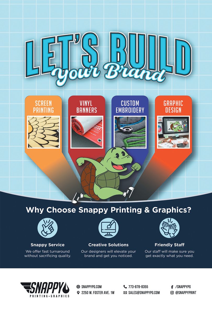 A white background with black text reading “Snappy Printing Graphics". Description generated by AI