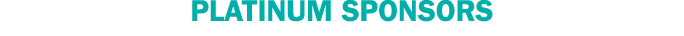 PLATINUM SPONSORs
