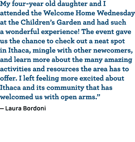 My four year old daughter and I attended the Welcome Home Wednesday at the Children’s Garden and had such a wonderful...