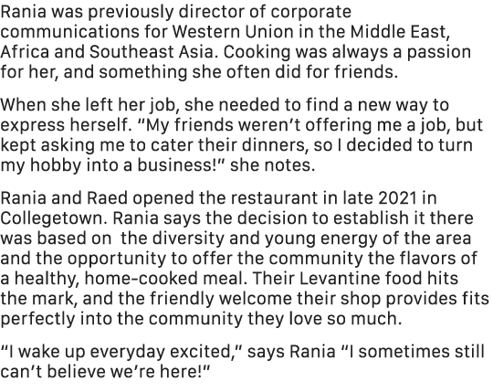 Rania was previously director of corporate communications for Western Union in the Middle East, Africa and Southeast ...