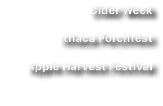 Cider Week Ithaca Porchfest Apple Harvest Festival 