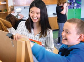 Collaborative room-design project between Bryan Duff's students and Groton Elementary School students.
