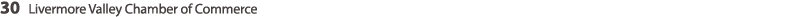 30 Livermore Valley Chamber of Commerce