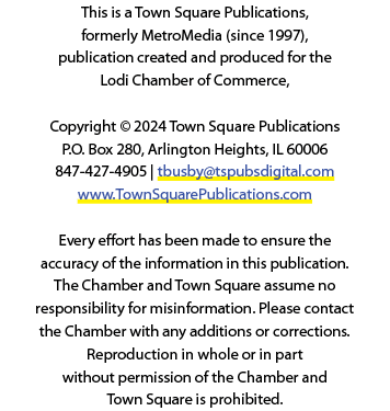 This is a Town Square Publications, formerly MetroMedia (since 1997), publication created and produced for the Lodi C...
