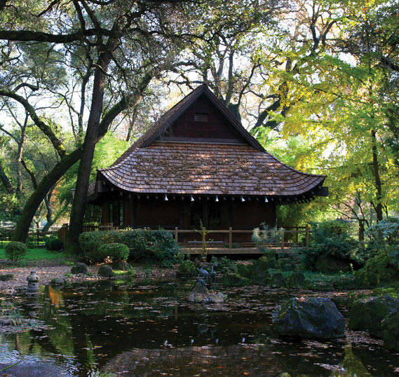 Hut at chinese garden