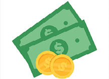Vector dollar icon set. dollar value vector wallet and credit card money spending ideas.