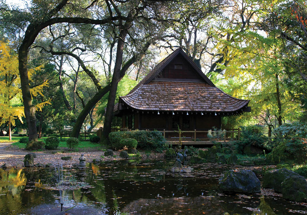 Hut at chinese garden