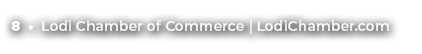 8 • Lodi Chamber of Commerce | LodiChamber.com