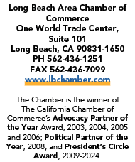 Long Beach Area Chamber of Commerce One World Trade Center, Suite 101 Long Beach, CA 90831 1650 PH 562 436 1251 FAX 5...