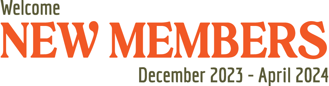 Welcome New Members December 2023 April 2024