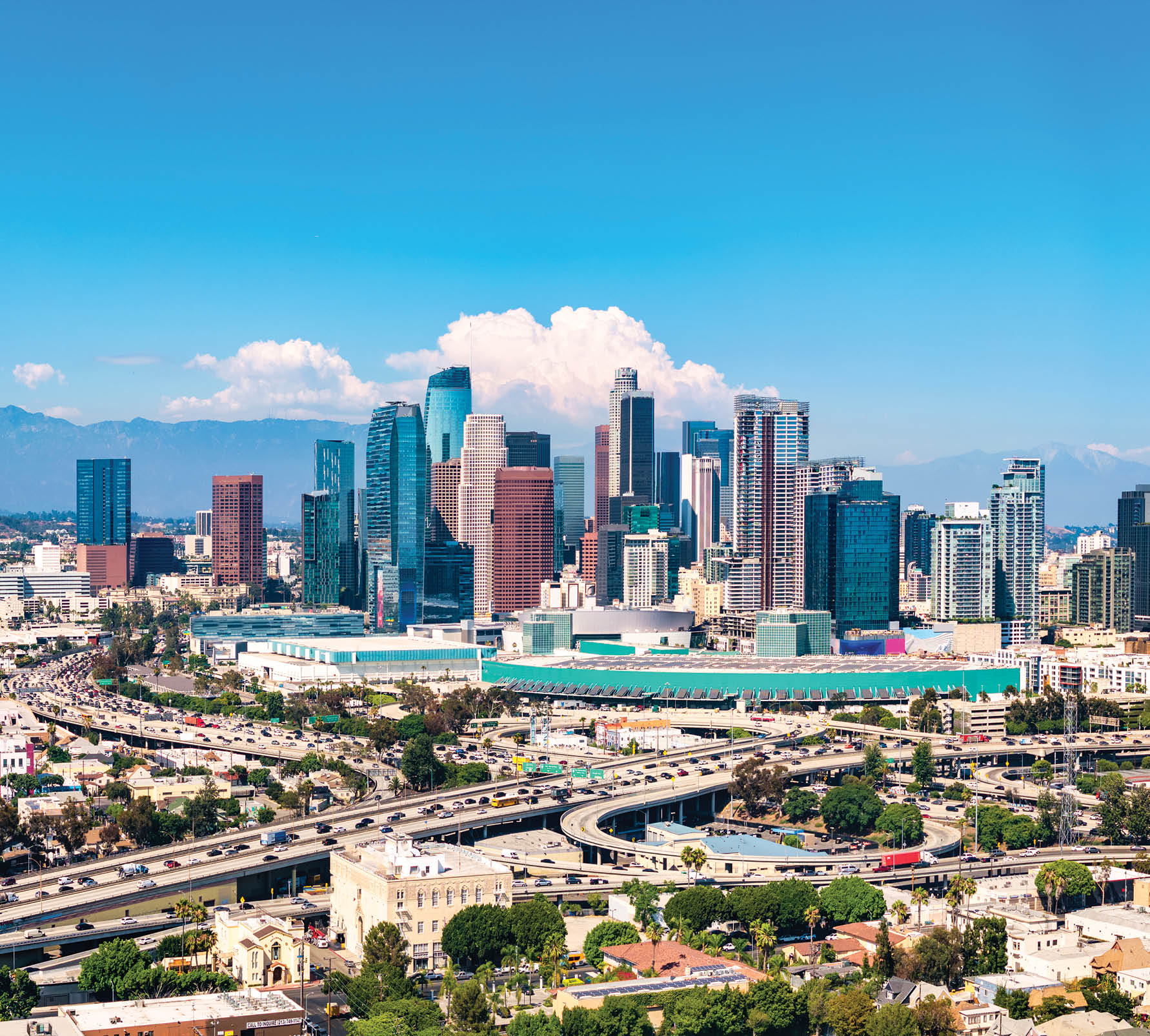 Los Angeles California Drone Aerial