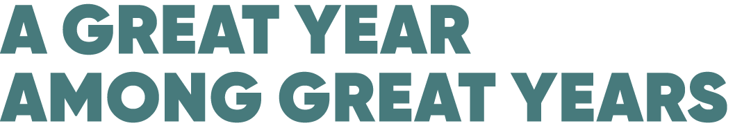 A Great Year Among Great Years